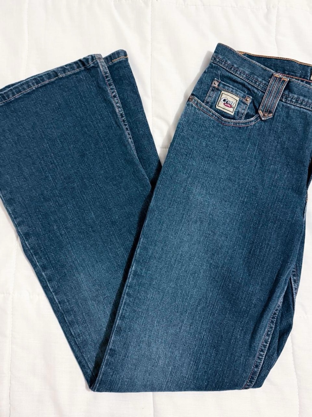 Cruel Girl y2k low-mid rise flare jeans